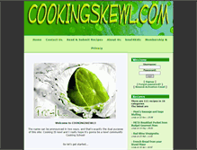 Tablet Screenshot of cookingskewl.com